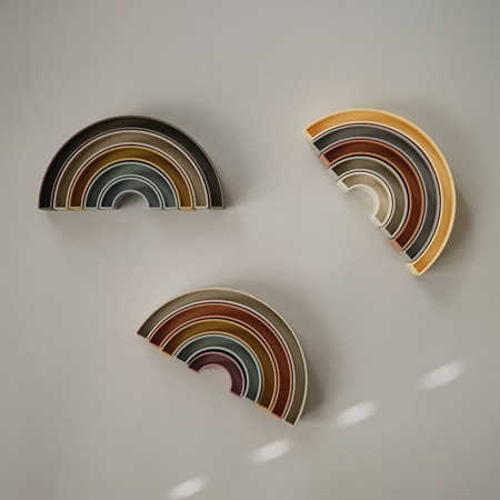 Slika za Mushie® Duga za slaganje Rainbow Hillside 