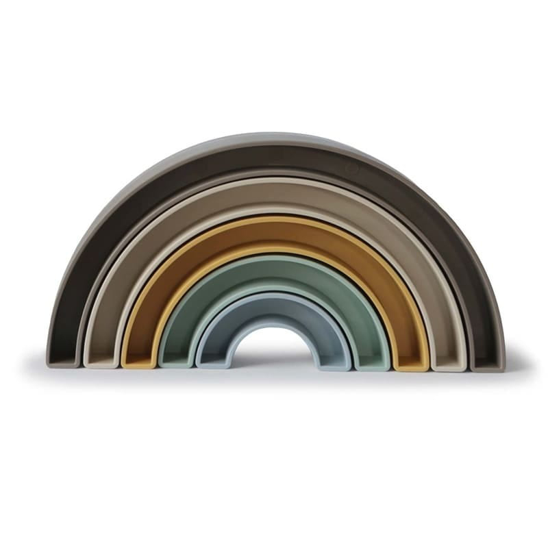 Slika za Mushie® Duga za slaganje Rainbow Hillside 