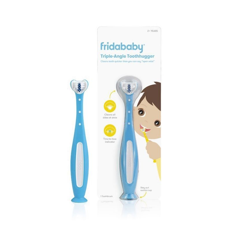 Fridababy®  Trikotna otroška zobna ščetka - Blue