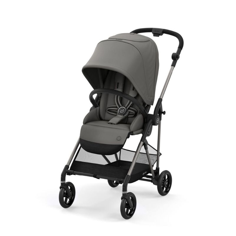 Cybex® Otroški voziček Melio (0-15kg) - Taupe Frame Soho Grey