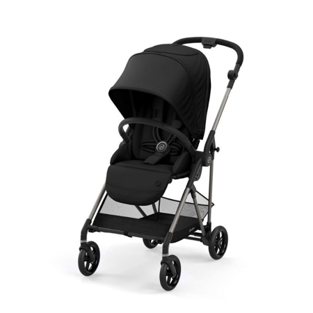 Slika Cybex® Otroški voziček Melio (0-15kg) - Taupe Frame Deep Black