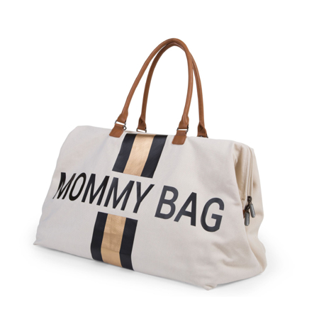 Childhome® Previjalna torba Mommy Bag Big Canvas Black/Gold