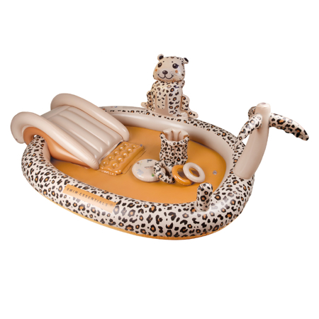 Slika Swim Essentials® Otroški napihljiv bazen Adventure Beige Leopard
