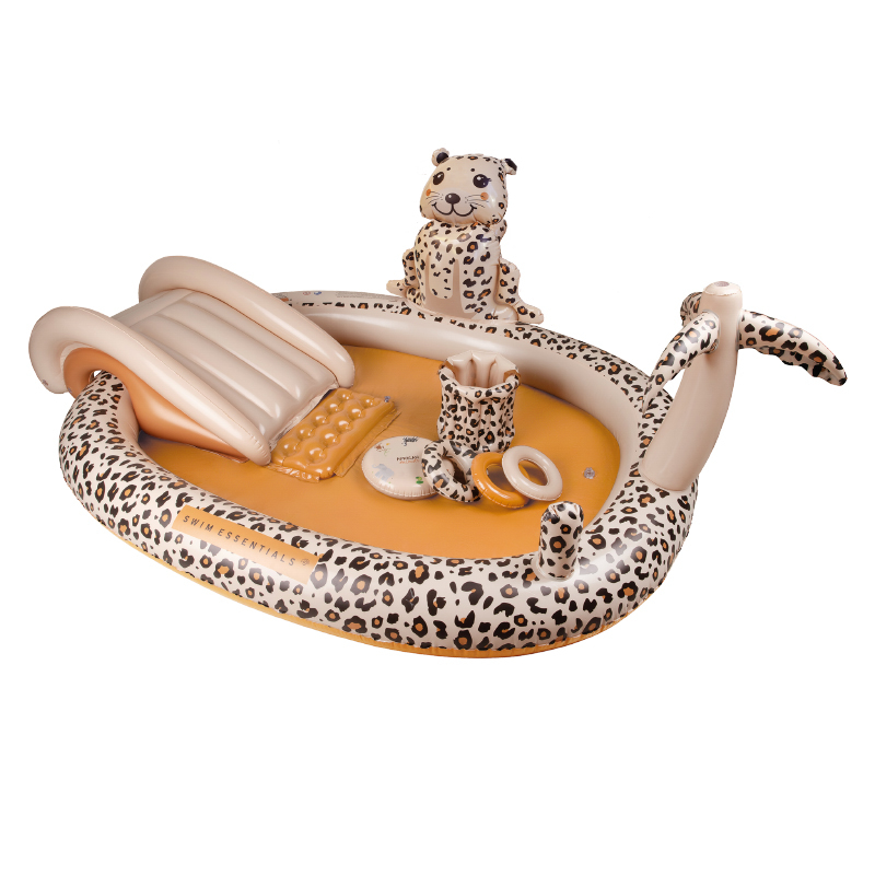 Swim Essentials® Otroški napihljiv bazen Adventure Beige Leopard