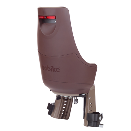 Bobike® Otroški sedež za kolo Exclusive Maxi Plus Carrier LED Toffee Brown