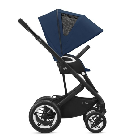 Cybex® Otroški voziček Talos S LUX (0-22 kg) - Navy Blue (Black Frame)