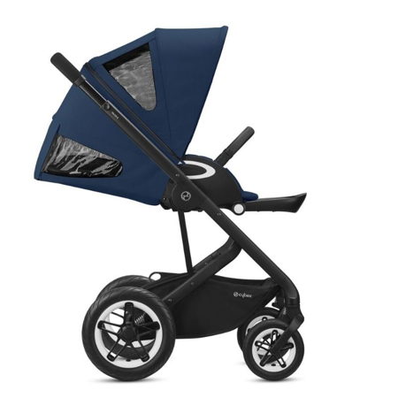 Cybex® Otroški voziček Talos S LUX (0-22 kg) - Navy Blue (Black Frame)