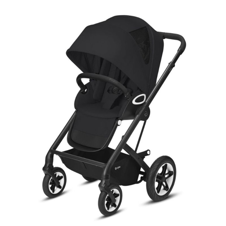 Cybex® Otroški voziček Talos S LUX (0-22 kg) - Deep Black (Black Frame)