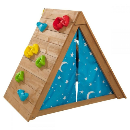 Slika KidKraft® Lesen šotor s plezalno steno