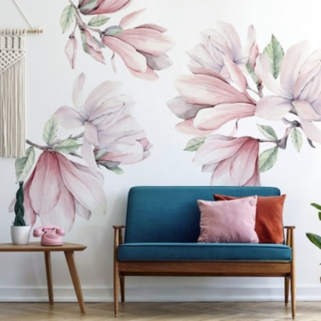 Yokodesign® Stenska nalepka Magnolije