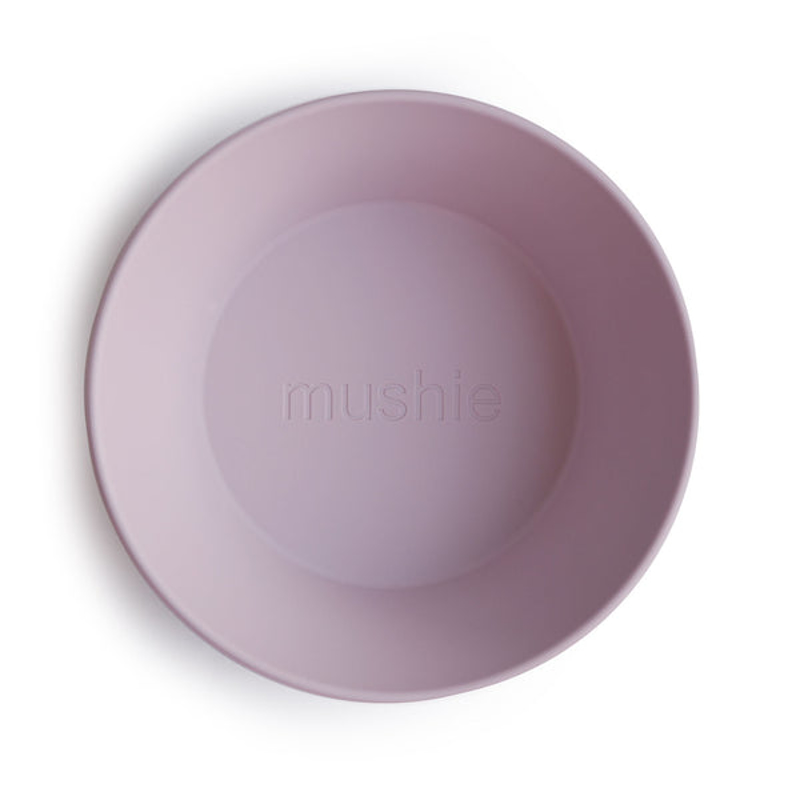 Mushie® Set dveh skledic Soft Lilac