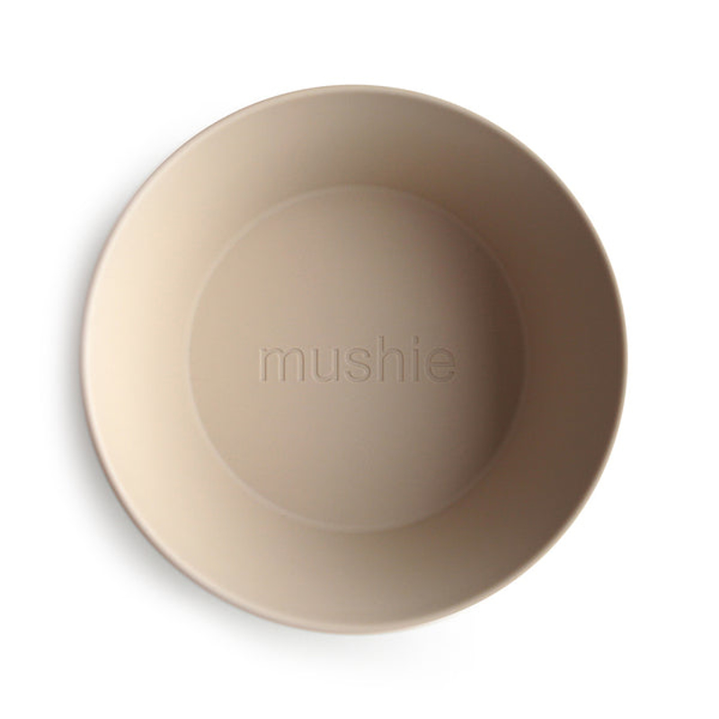 Mushie® Set dveh skledic Vanilla