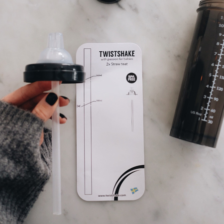 Twistshake® Ustnik s slamico 6+m