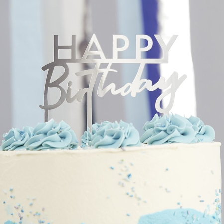 Slika Ginger Ray® Napis za torto Happy Birthday