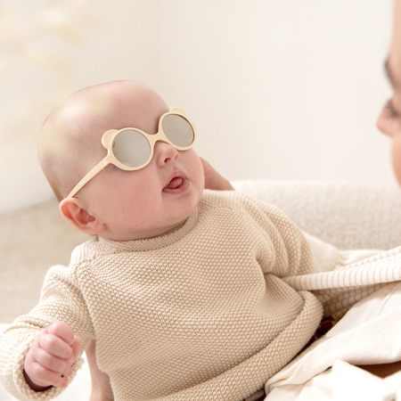 KiETLA® Otroška sončna očala OURSON Cream 0-1L