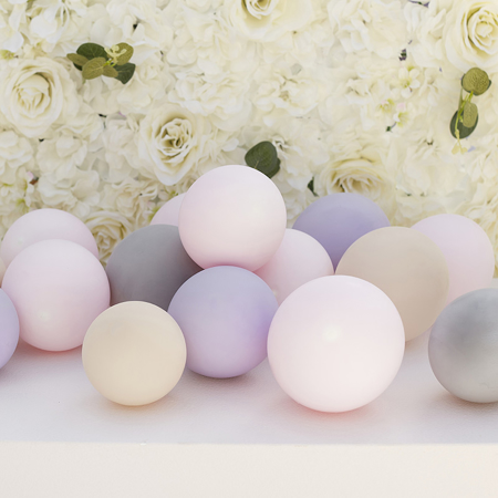 Slika Ginger Ray® Baloni Pink, Grey, Nude&Lilac 40 kosov
