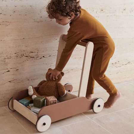 Liewood® Lesen voziček za igrače in urjenje hoje Bonnie Sea Blue/Oat Mix
