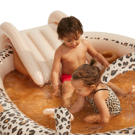Swim Essentials® Otroški napihljiv bazen Adventure Beige Leopard