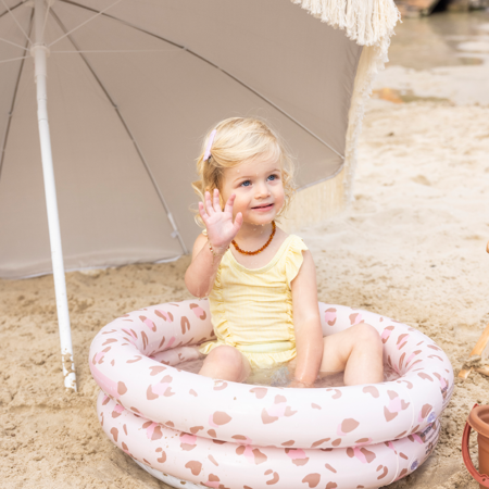 Swim Essentials® Otroški napihljiv bazen Old Pink Leopard 60cm
