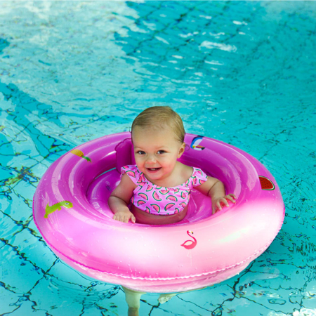 Swim Essentials® Otroški napihljiv obroč Pink (0-1 L)