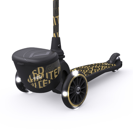 Scoot & Ride® Otroški skiro Highwaykick 2 Lifestyle Black&Gold Limited Edition
