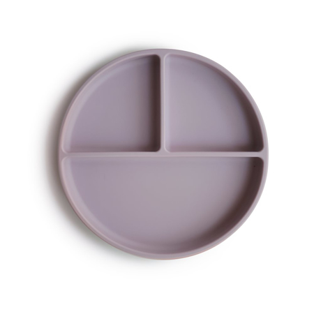 Slika Mushie® Silikonski krožnik z vakumskim dnom Soft Lilac