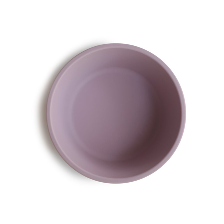 Mushie® Silikonska skledica z vakuumskim dnom Soft Lilac