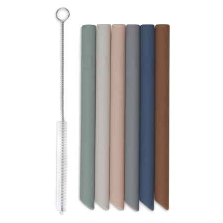 Slika Jollein® Set 6 silikonskih slamic Multicolour