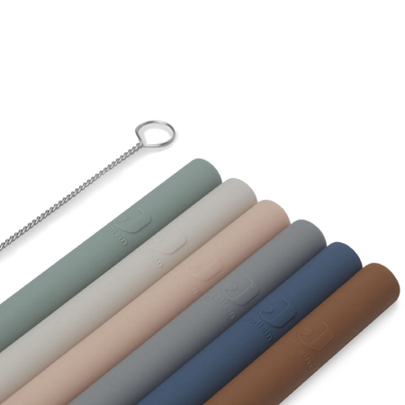 Jollein® Set 6 silikonskih slamic Multicolour