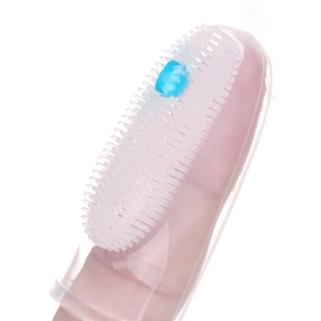 Haakaa® Set silikonska prstna ščetka za zobe