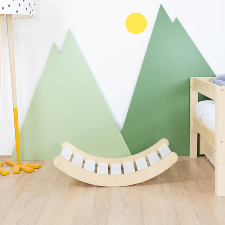 Slika Benlemi® Otroški gugalnik za ravnotežje Montessori ROKIT White