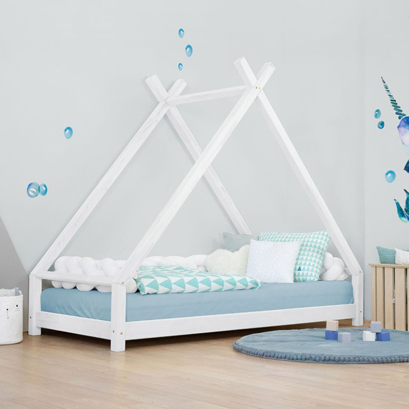 Benlemi® Otroška postelja TAHUKA 200x90 White