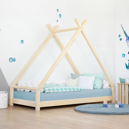 Slika Benlemi® Otroška postelja TAHUKA 200x90 Natural