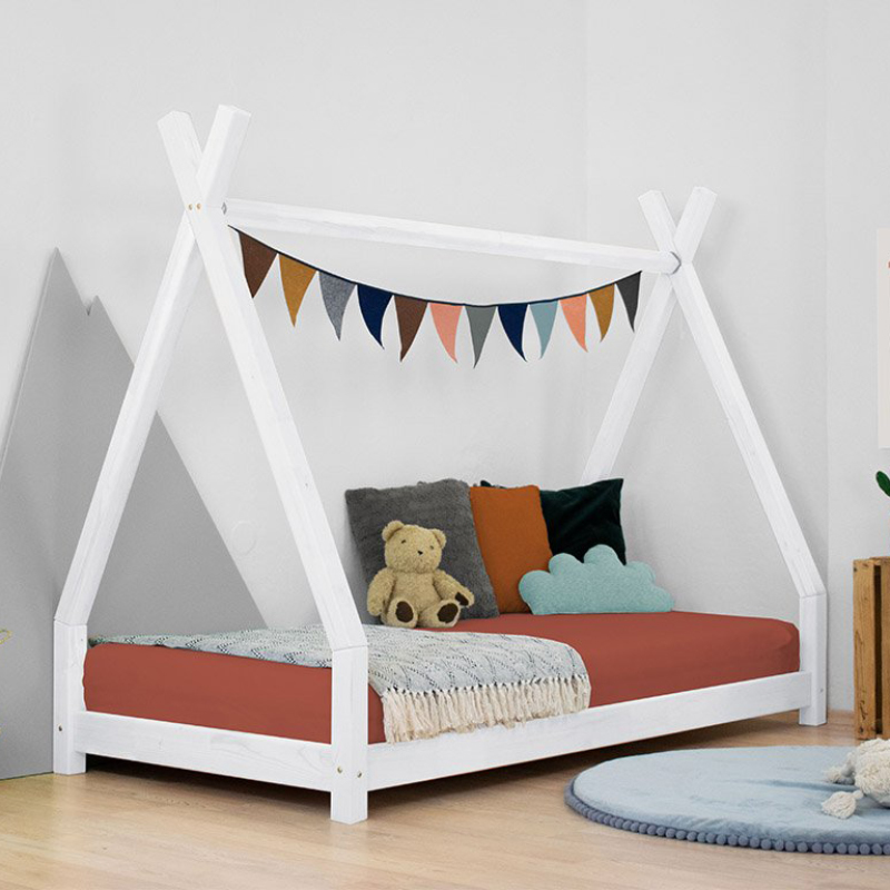 Slika za Benlemi® Dječji krevetić NAKANA 200x90 White