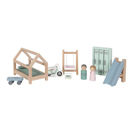 Slika Little Dutch® Otroška soba za hiško za punčke