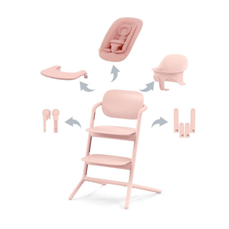 Slika Cybex® Otroški stolček za hranjenje Lemo 4v1 - Pearl Pink