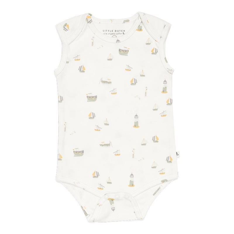 Slika za Little Dutch® Bodi bez rukava Sailors Bay White 74/80
