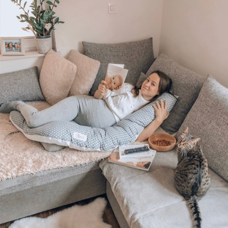 Slika za Koala Babycare® Jastuk za trudnice Hug Comfy Grey