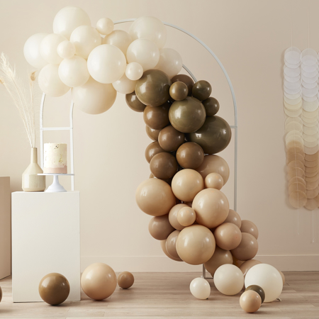 Slika Ginger Ray® Lok iz balonov Nude & Brown