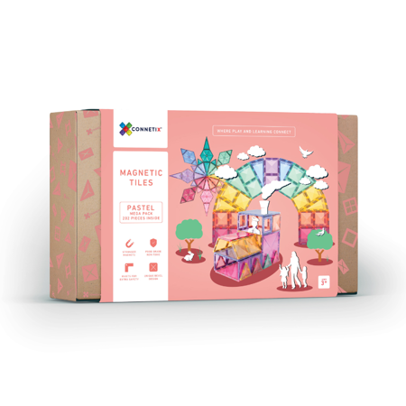 Slika Connetix® Magnetne ploščice Pastel Mega Pack 202-delni