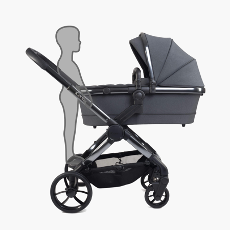 iCandy® Otroški voziček s košaro 2v1 Peach 7 Dark Grey Phantom