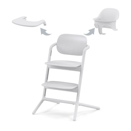 Slika Cybex® Otroški stolček za hranjenje Lemo 3v1 - White
