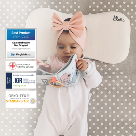 Koala Babycare® Vzglavnik Perfect Head Maxi - White