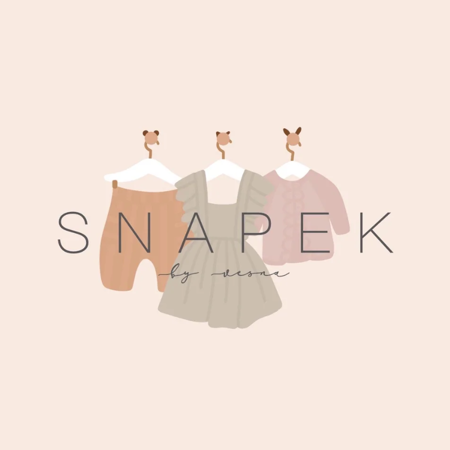 Snapek® Kapa zavihana Vafel Pink