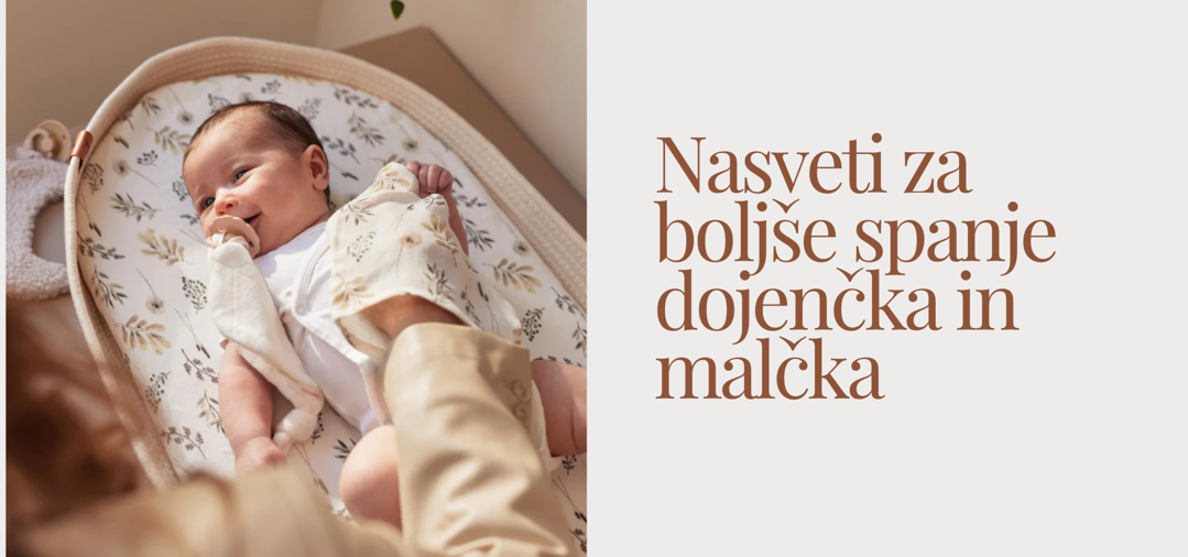 Nasveti za boljše spanje dojenčka in malčka