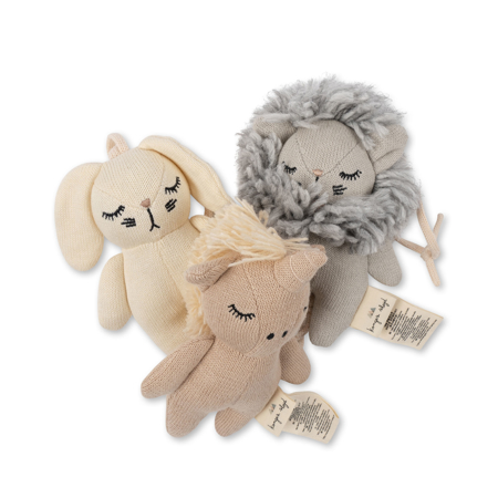 Konges Sløjd® Set 3 aktivnostnih igračk Lion/Rabbit/Unicorn
