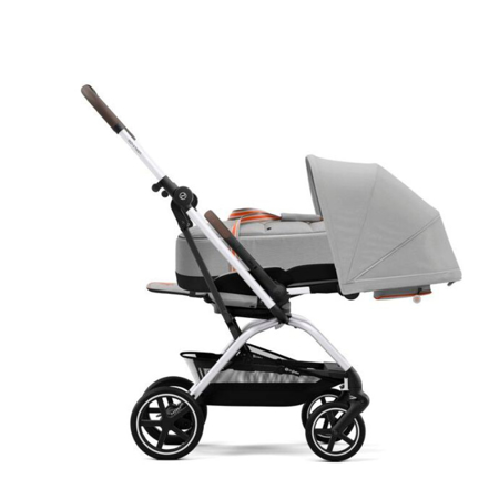 Cybex® Otroški voziček Eezy S Twist PLUS 2 (0-22kg) Silver Frame Lava Grey