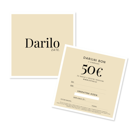 Darilni bon v vrednosti 50€