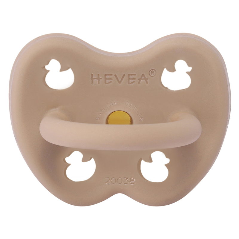 Hevea® Ortodontska duda iz kavčuka Colourful (3-36m) Tan Beige