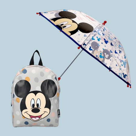 Slika Evitas set Mickey nahrbtnik in dežnik